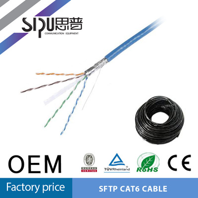 【工厂直销 六类双屏蔽网线 综合布线 cat6 sftp 网络连接线 六类线】价格,厂家,图片,网线/双绞线,揭阳市思普电缆-